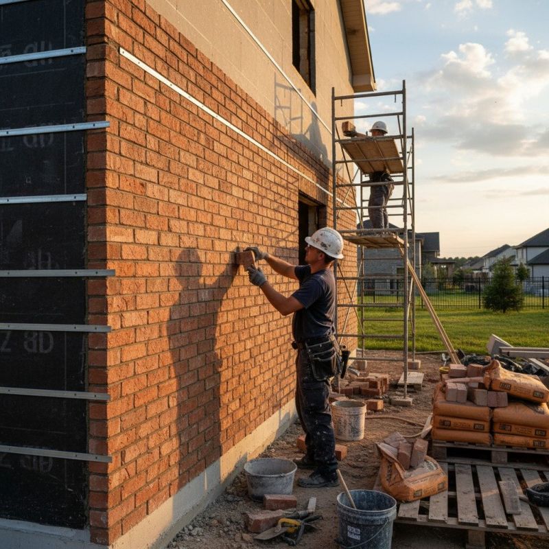 Brick Hardscaping Installation